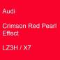 Preview: Audi, Crimson Red Pearl Effect, LZ3H / X7.